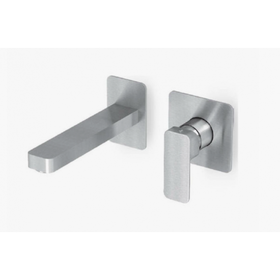 Μπαταρία Νιπτήρος Εντοιχισμού Eurorama Quadra 144904-110 Inox